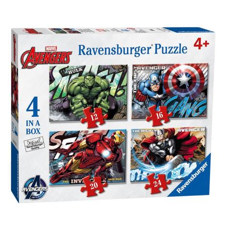 4 in a Box Marvel Avengers Jigsaw Puzzles £6.49